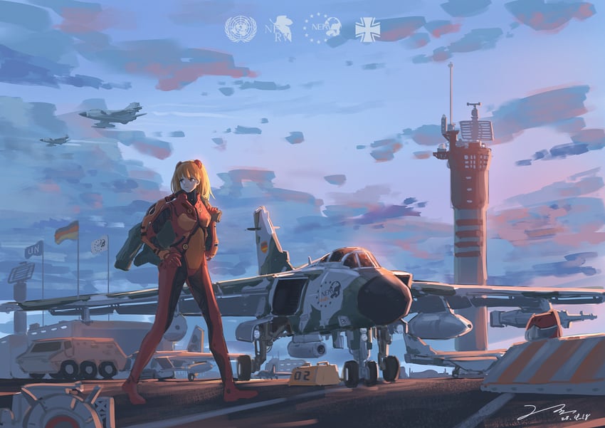 souryuu asuka langley (neon genesis evangelion) drawn by user_kyxw3427