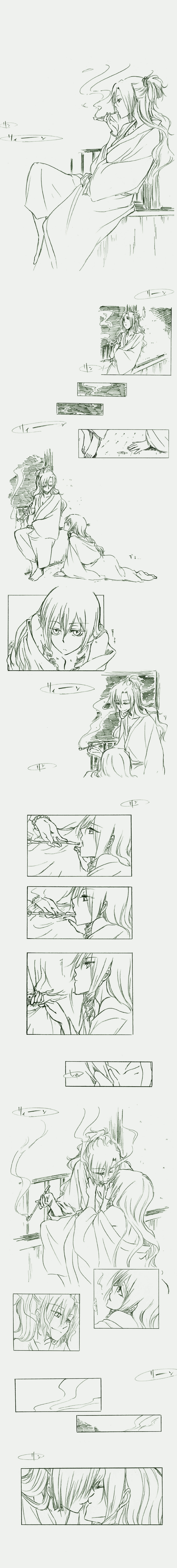 inukai isuke and sagae haruki (akuma no riddle) drawn by shigemitsu