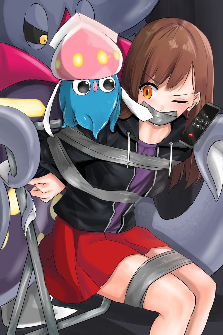 gloria, inkay, and malamar (pokemon and 1 more) drawn by seirein_(seireinnnn)