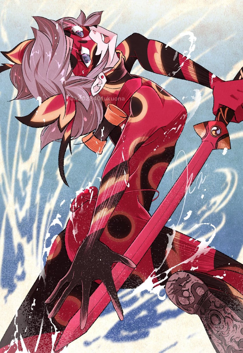 marinette dupain-cheng and dragonbug (miraculous ladybug) drawn by k202840fukuona