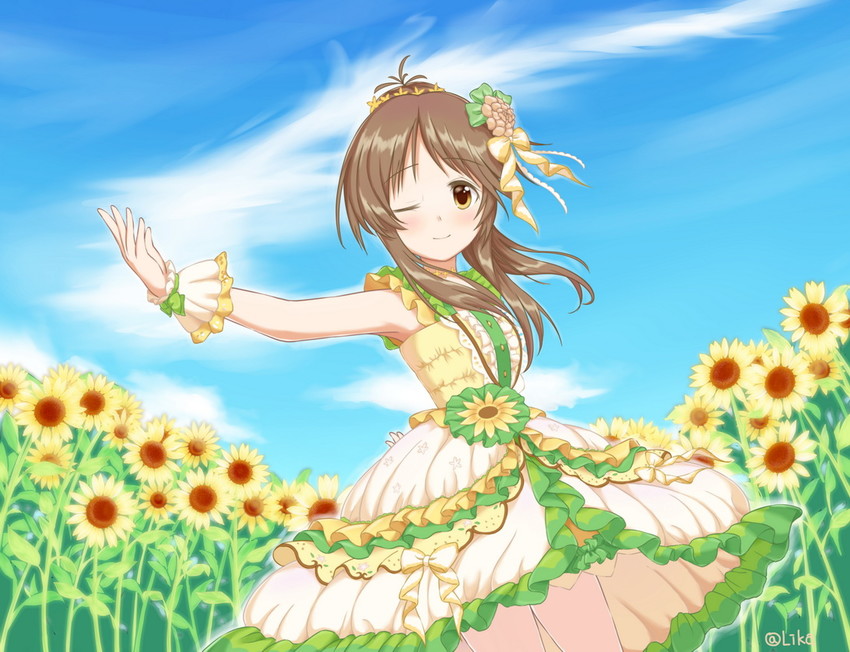 takamori aiko (idolmaster and 2 more) drawn by kamer71372