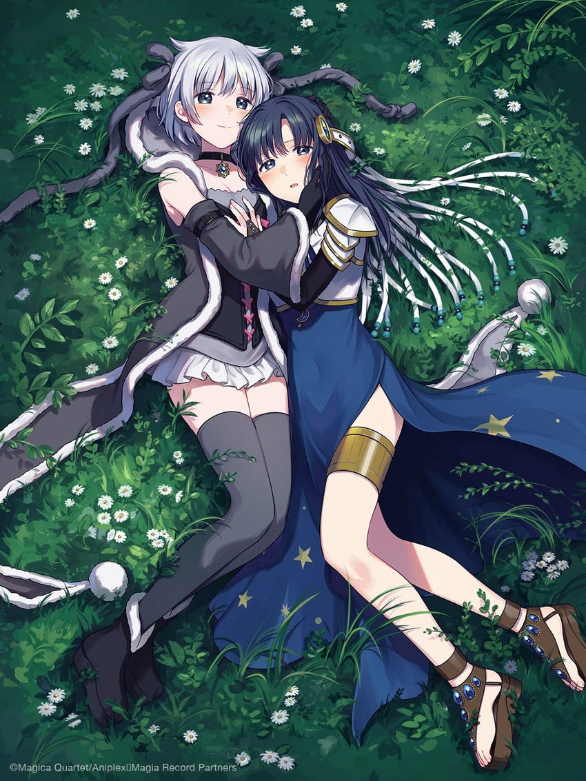 nanami yachiyo and azusa mifuyu (mahou shoujo madoka magica and 1 more) drawn by fuji_fujino