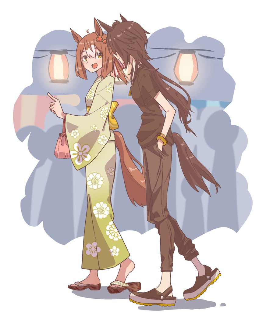 fine motion and air shakur (umamusume) drawn by noon_463