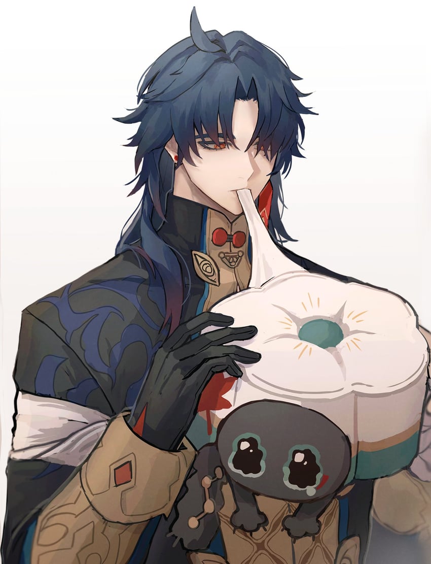 dan heng and blade (honkai and 1 more) drawn by kkong_x