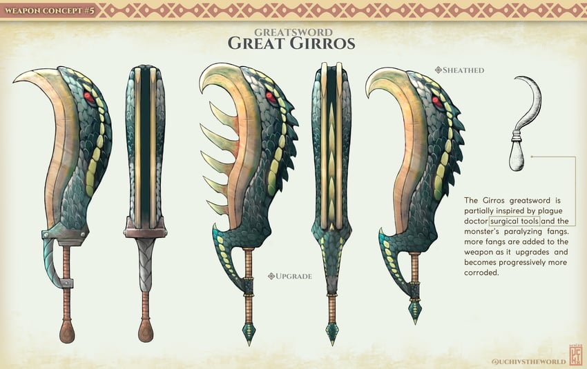 great girros (monster hunter and 1 more) drawn by uchi_vs_the_world