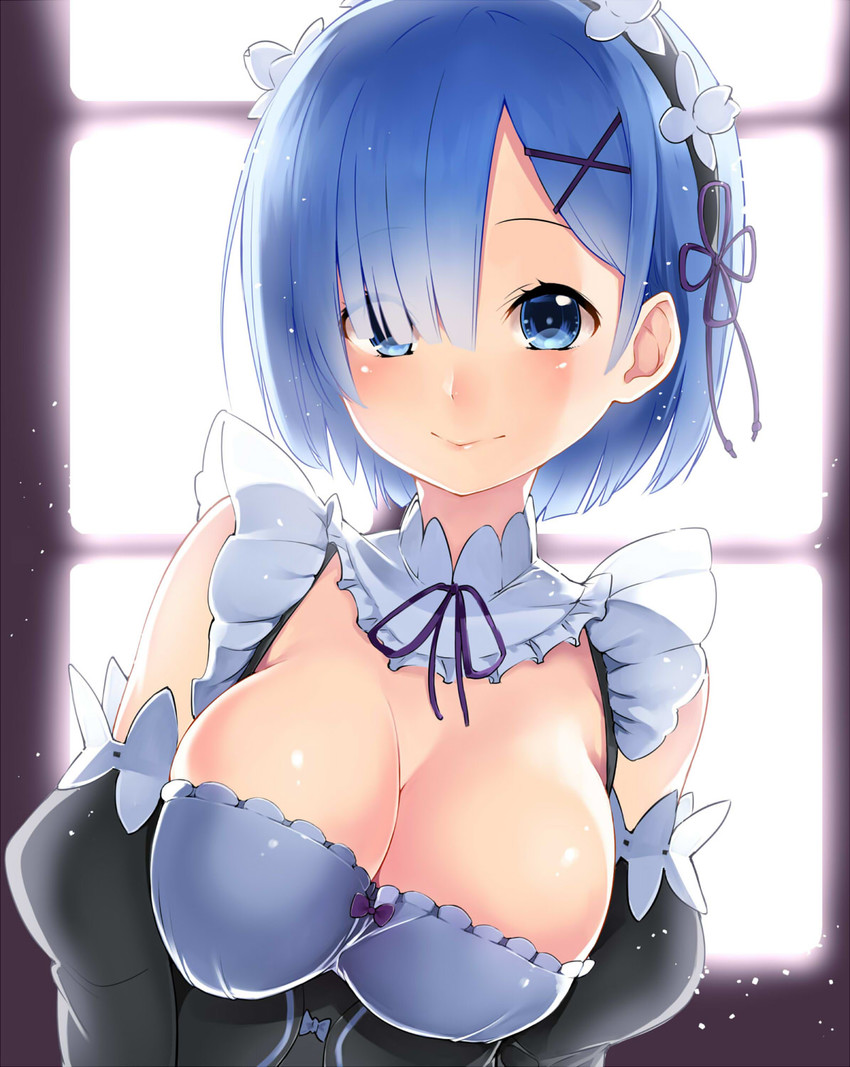 rem (re:zero kara hajimeru isekai seikatsu) drawn by kawakami_masaki