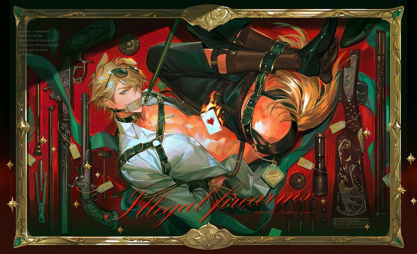 tequila (arknights and 1 more) drawn by tianxiaoye_ansel.s