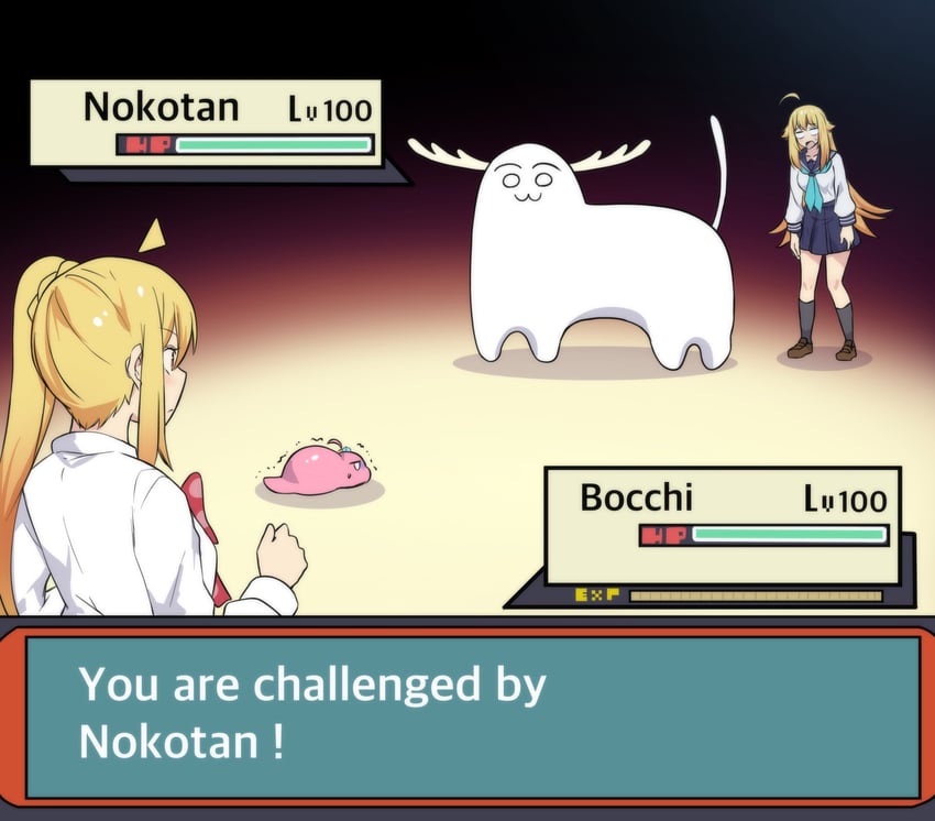 gotoh hitori, ijichi nijika, shikanoko noko, and koshi torako (pokemon and 3 more) drawn by hinghoi