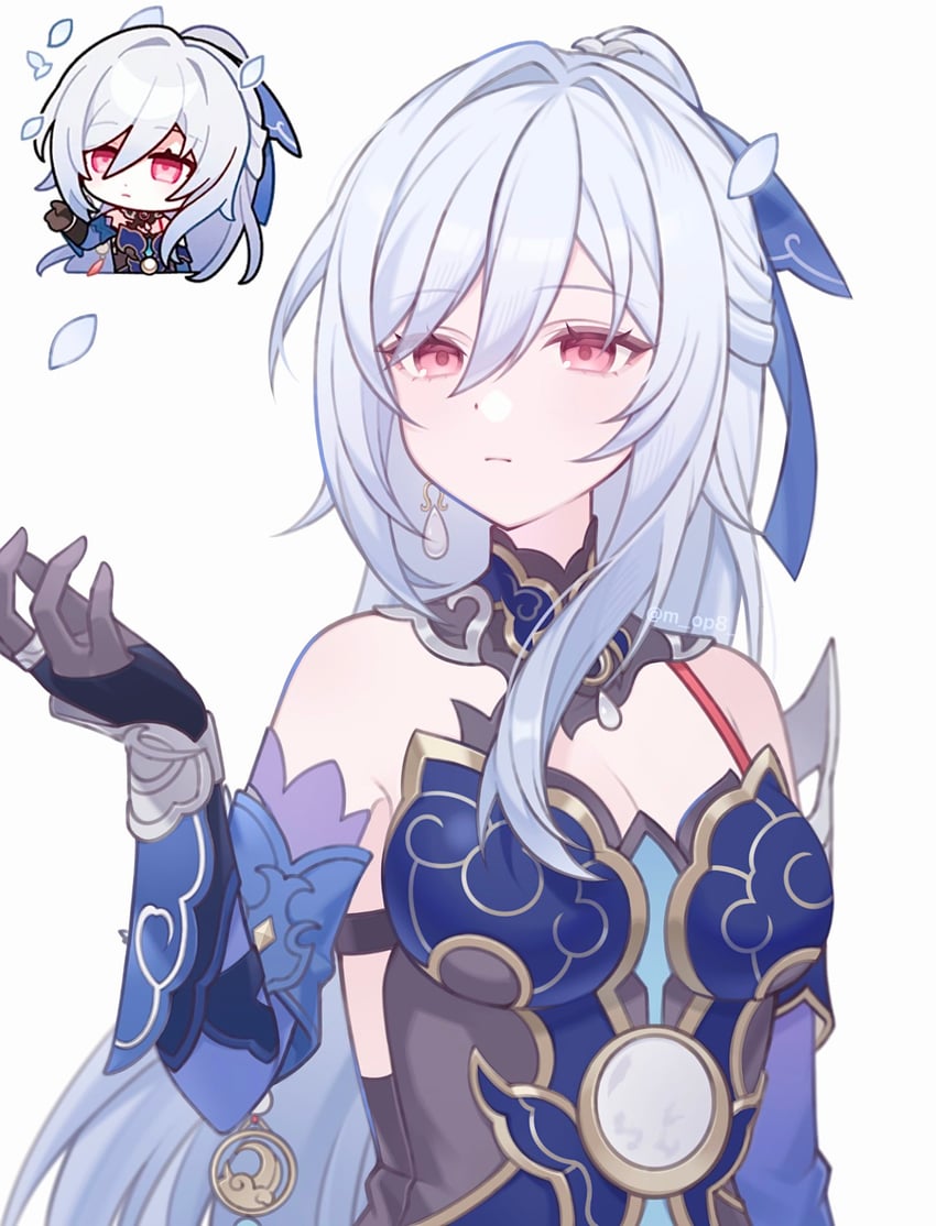 jingliu (honkai and 1 more) drawn by m_op8