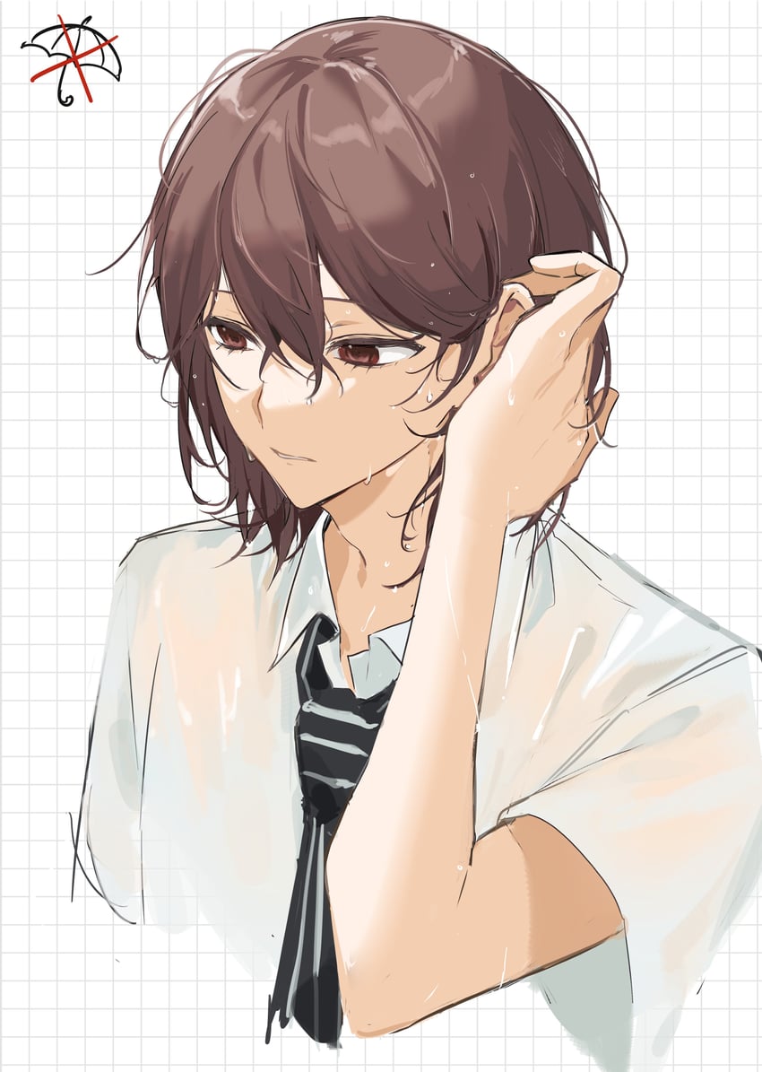 akechi gorou (persona and 1 more) drawn by mnce_o