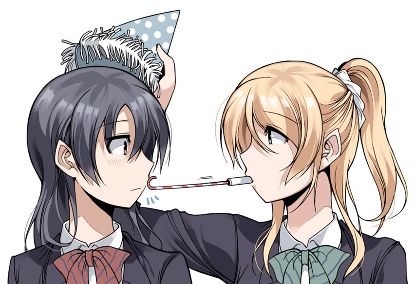 sonoda umi and ayase eli (love live! and 1 more) drawn by clipe
