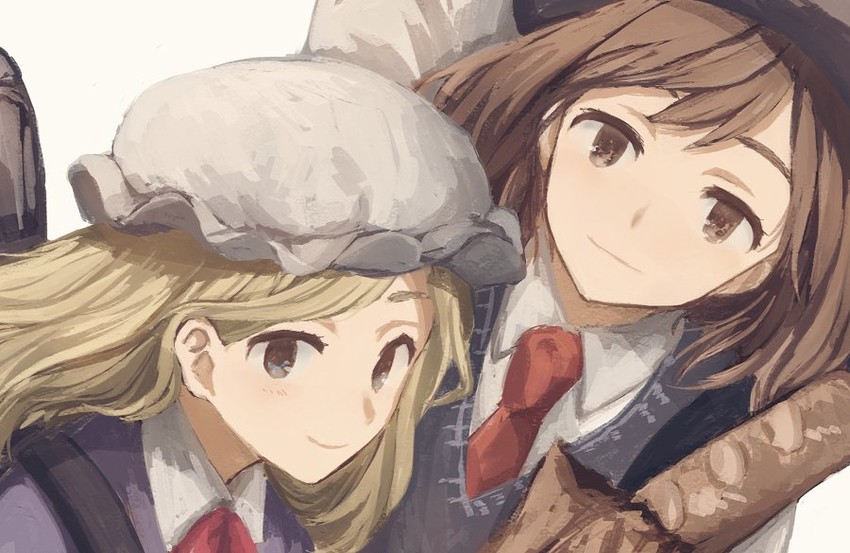 usami renko and maribel hearn (touhou and 1 more) drawn by kikurina