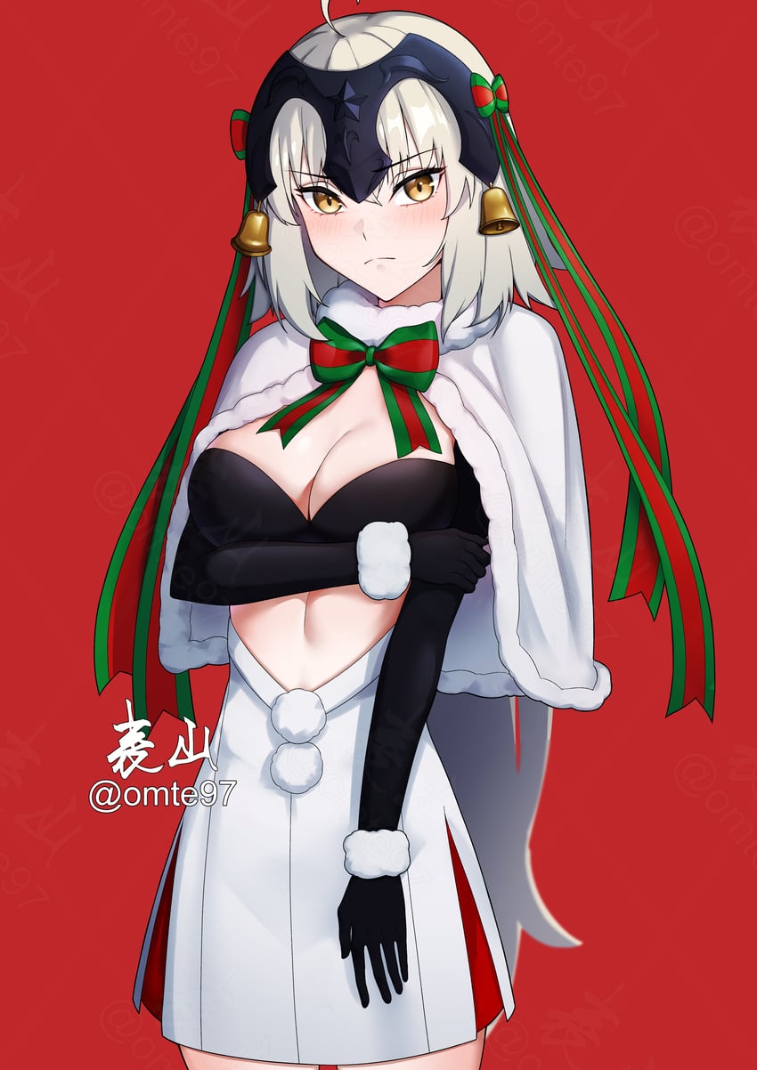jeanne d'arc alter and jeanne d'arc alter santa lily (fate and 1 more) drawn by omte97