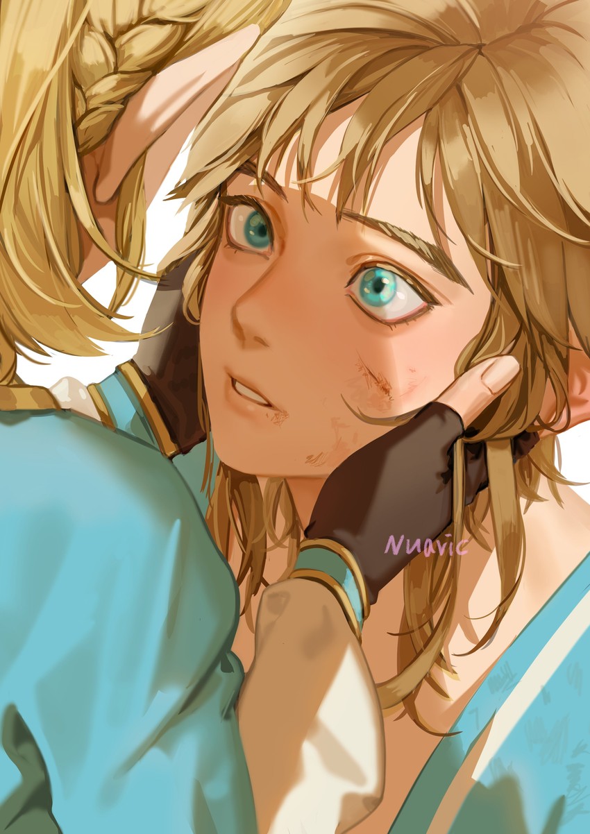 link and princess zelda (the legend of zelda and 1 more) drawn by tehwi