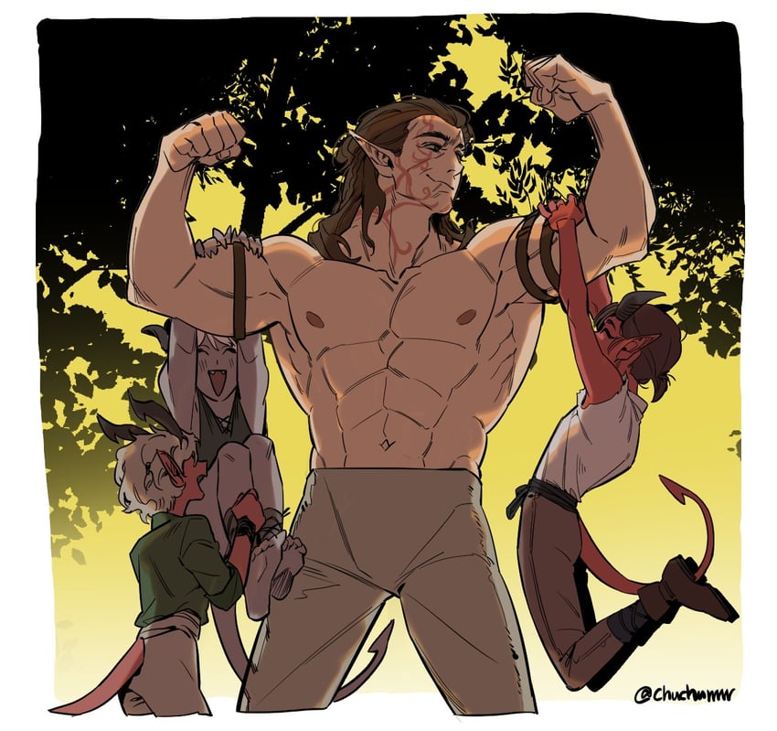 halsin (dungeons & dragons and 2 more) drawn by chuchurrrrr