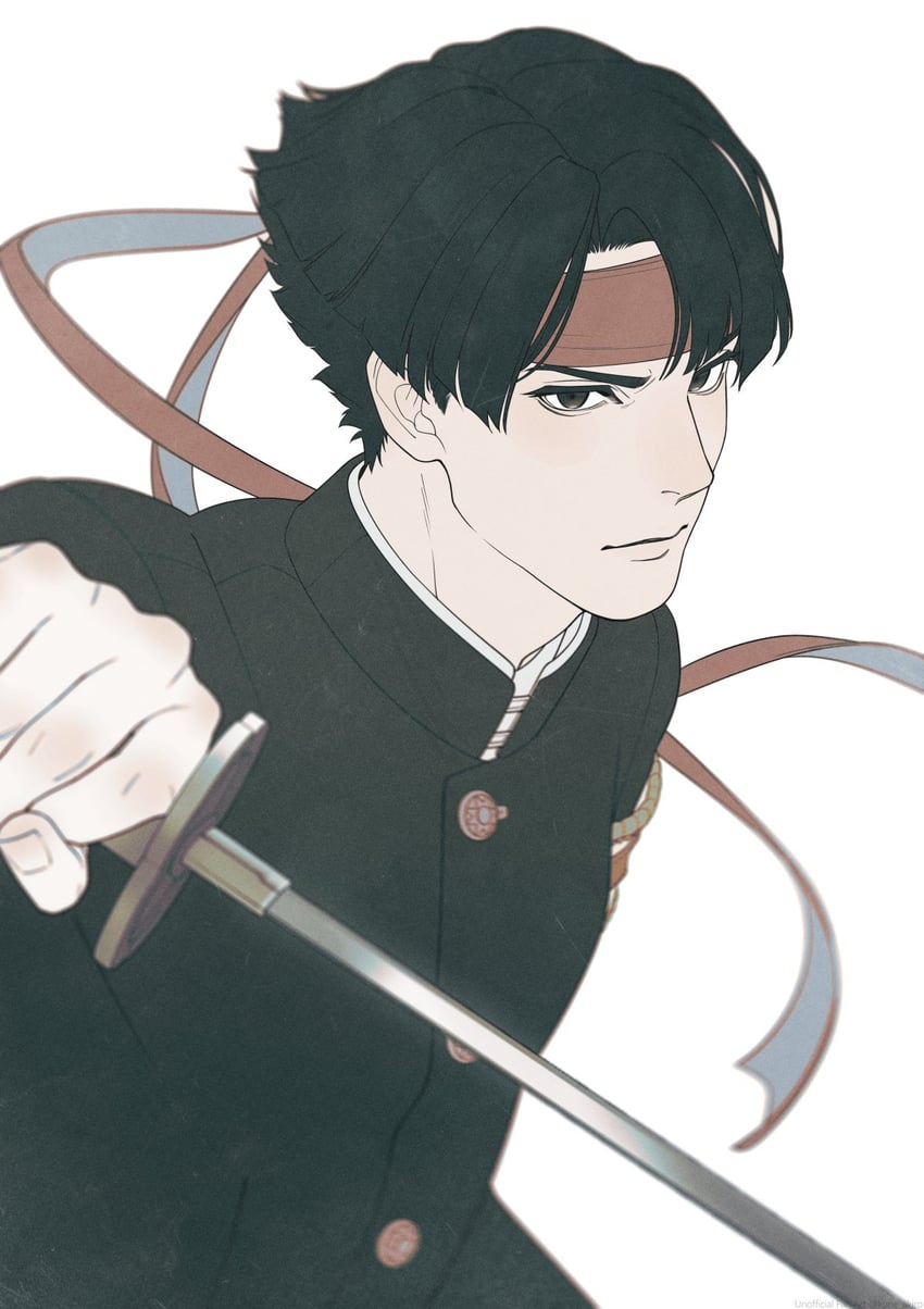kazuma asogi (ace attorney and 1 more) drawn by kune_akiro