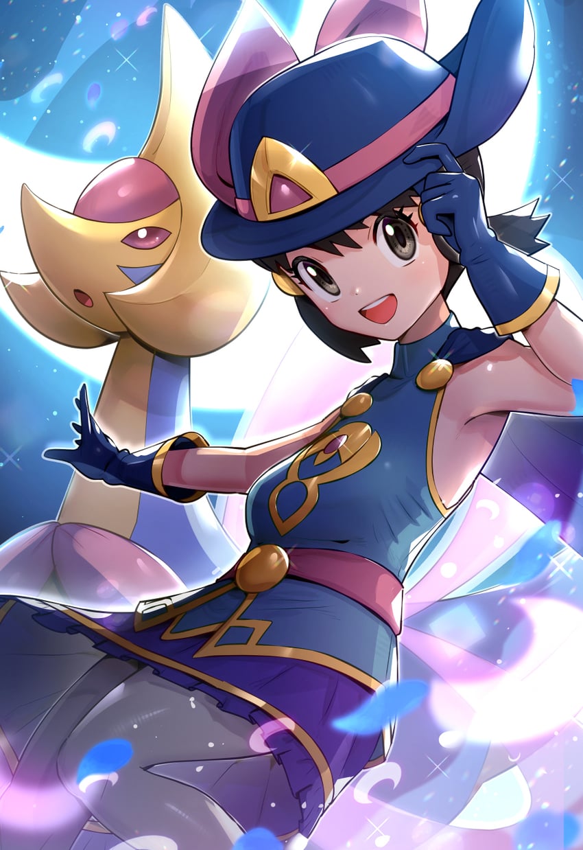 dawn and cresselia (pokemon and 1 more) drawn by gonzarez