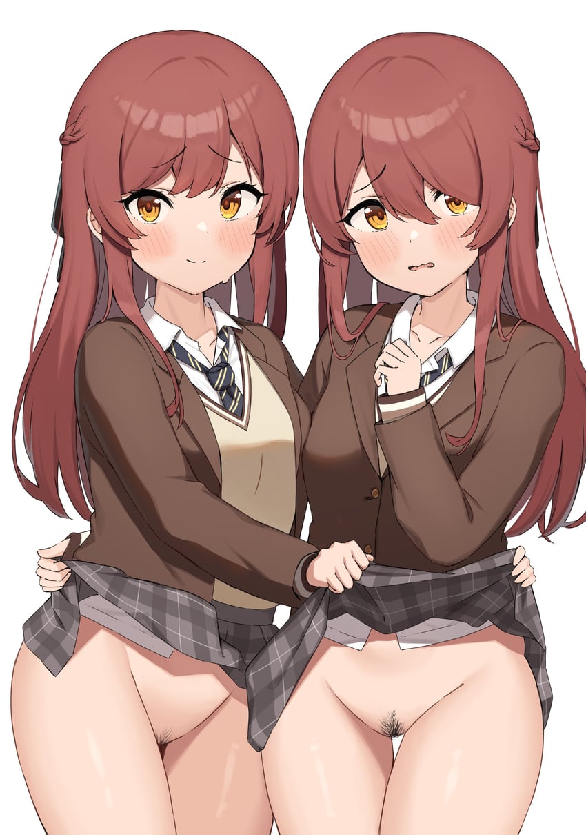 osaki amana and osaki tenka (idolmaster and 1 more) drawn by wanimaru
