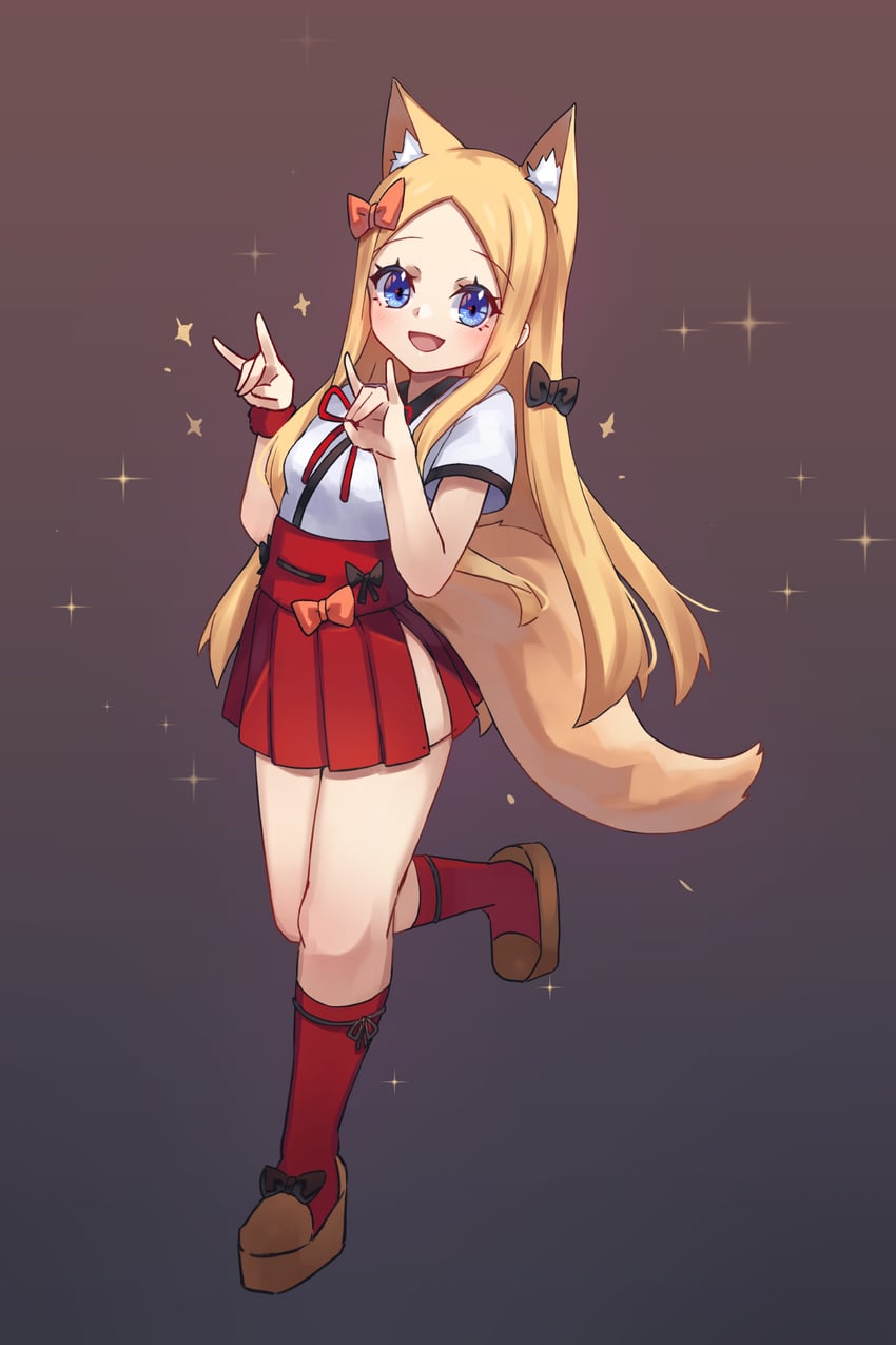 abigail williams and suzuka gozen (fate and 4 more) drawn by miya_(miyaruta)