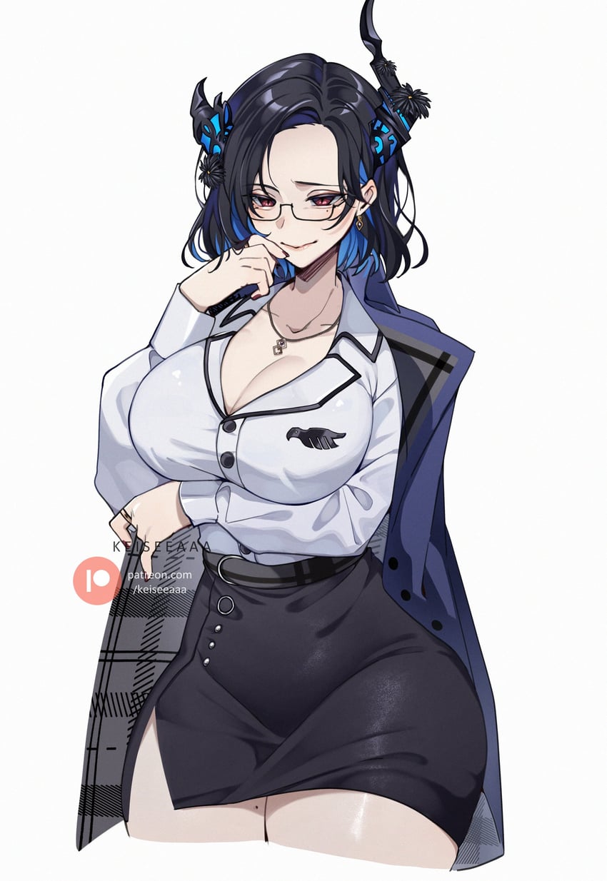 nerissa ravencroft (hololive and 1 more) drawn by keisea