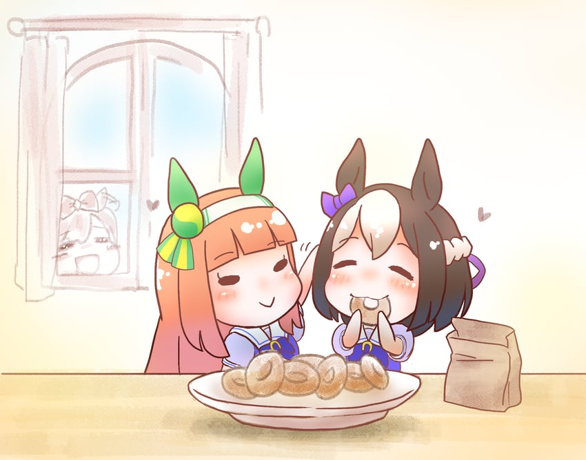 silence suzuka, special week, and agnes digital (umamusume) drawn by chokueji