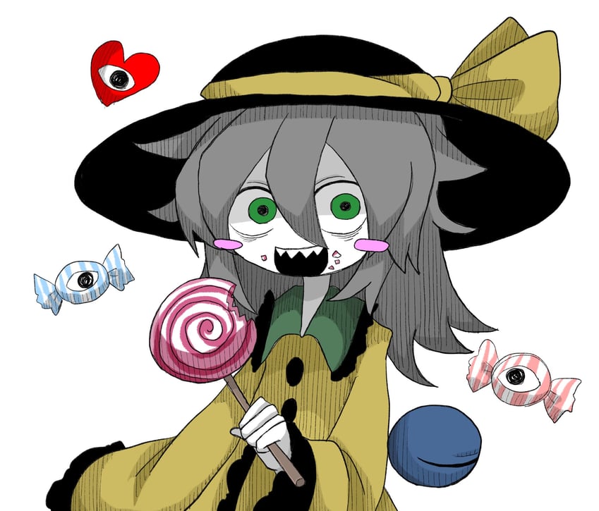 komeiji koishi (touhou and 1 more) drawn by zunusama