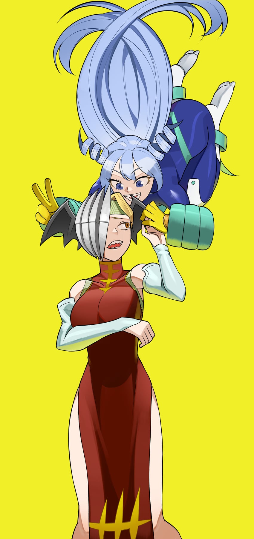 hado nejire and ryuukyuu (boku no hero academia) drawn by kopam
