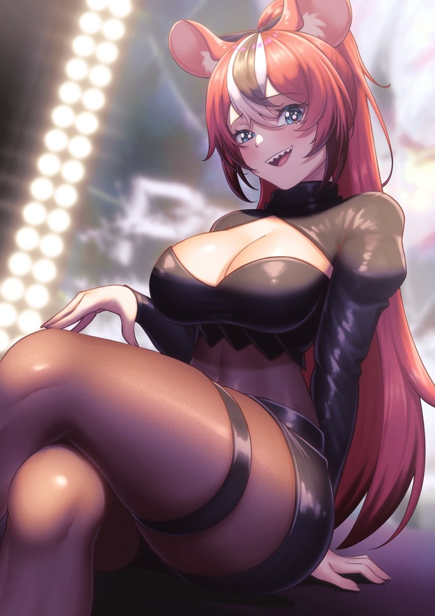 hakos baelz and blackberry baelz (hololive and 1 more) drawn by cipher4109
