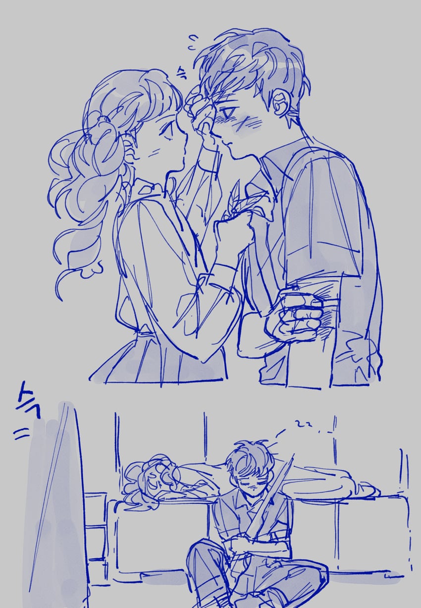 marina and levi (fear & hunger and 1 more) drawn by nul