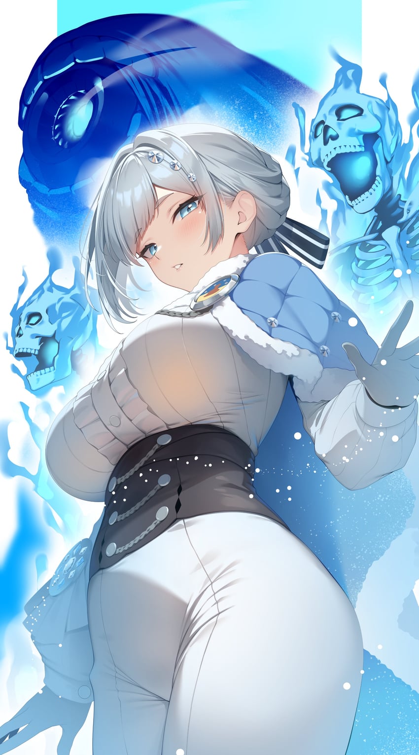 akershus fortress (oshiro project:re) drawn by ryuji_(ikeriu)