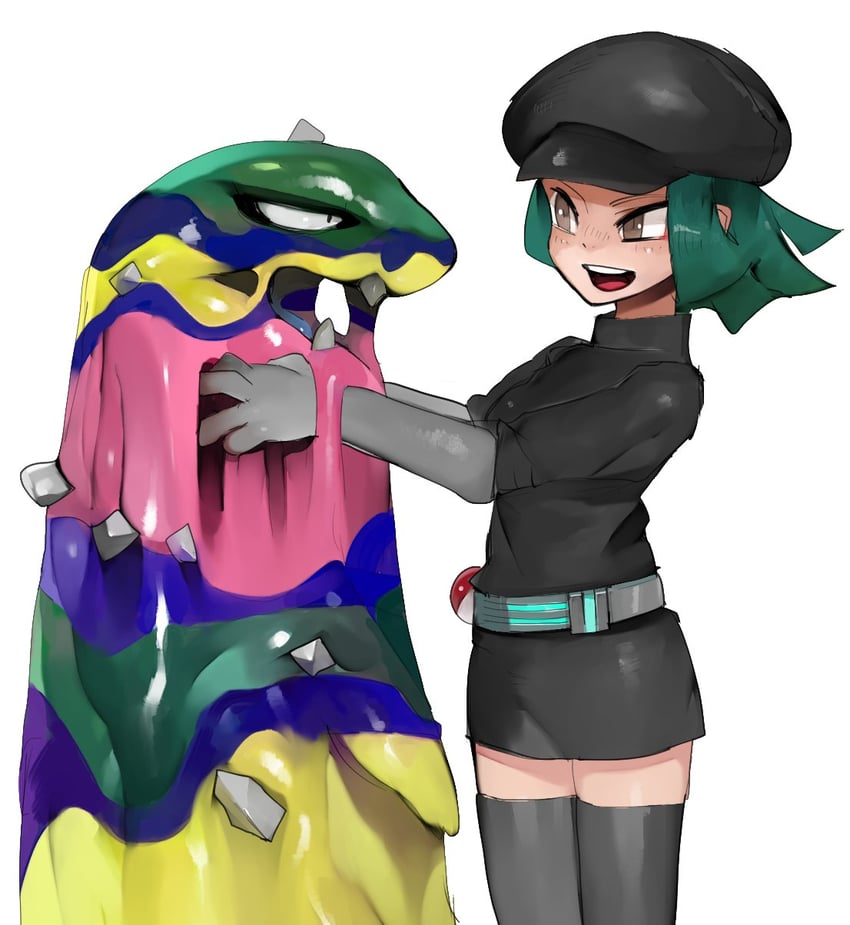 team rainbow rocket grunt and alolan muk (pokemon and 1 more) drawn by raichiyo