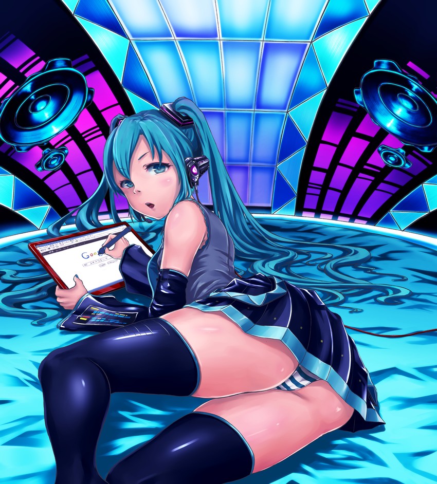 hatsune miku (vocaloid and 1 more) drawn by gogatsu_no_renkyuu