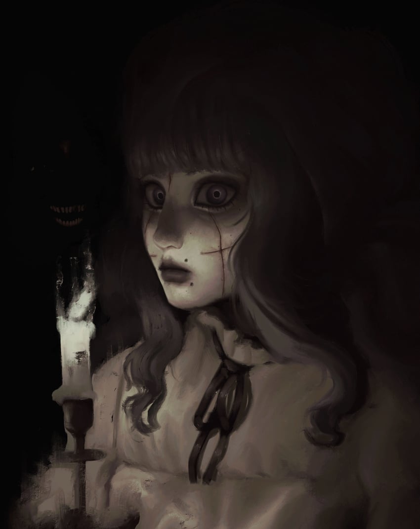 marina and dysmorphia (fear & hunger and 1 more) drawn by miurp