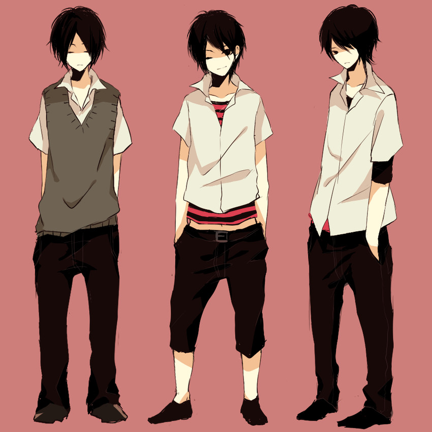 Hands in pockets anime