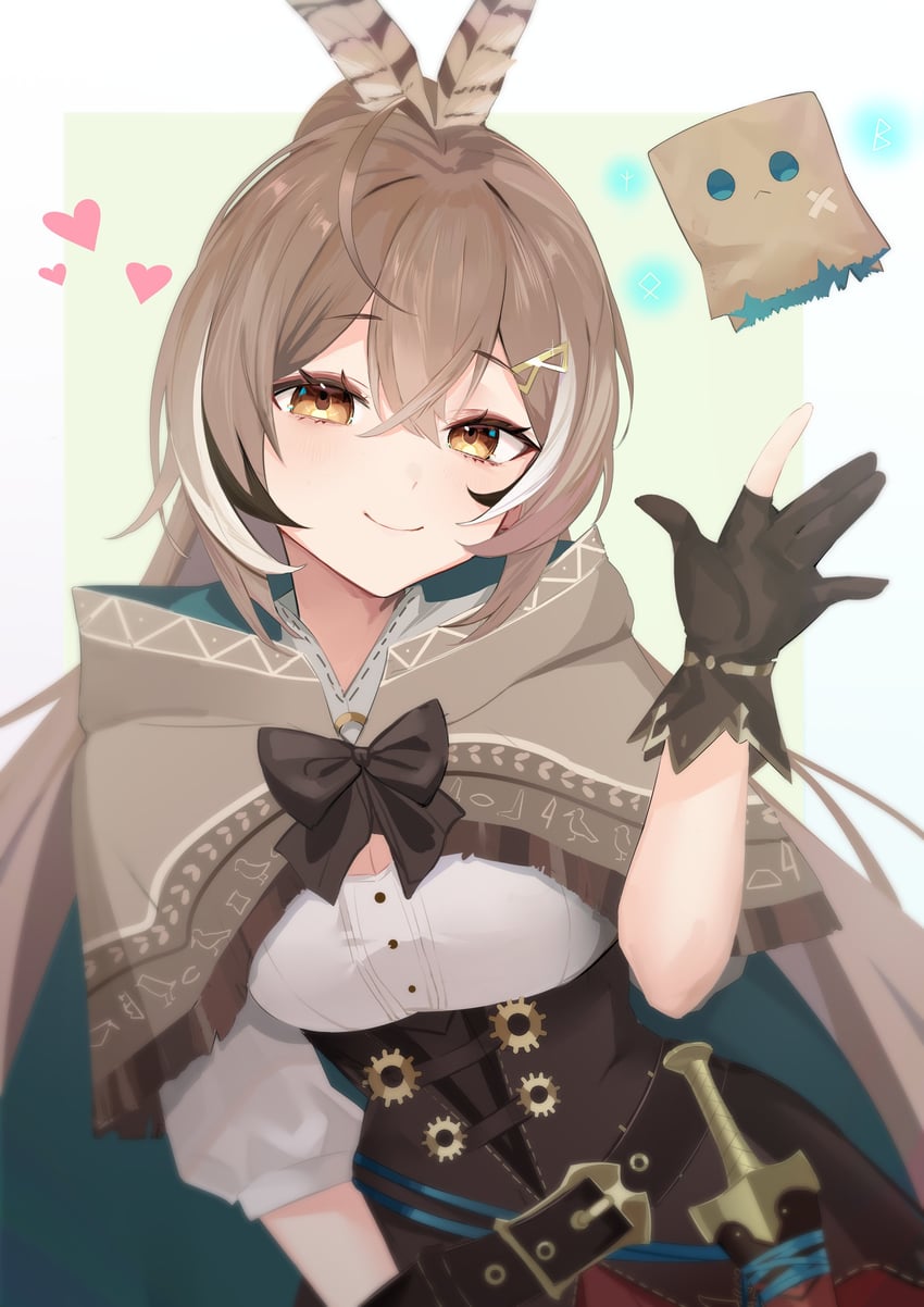 nanashi mumei and friend (hololive and 1 more) drawn by muciduci5