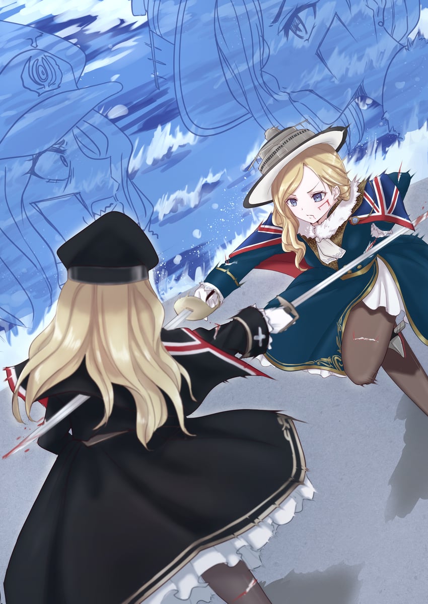 hood (azur lane) drawn by cotatubo
