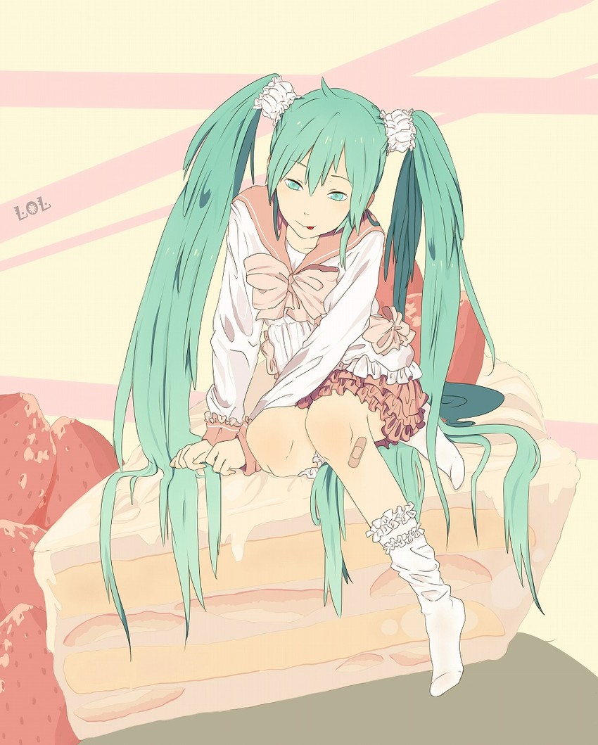 hatsune miku (vocaloid and 1 more) drawn by kai_(pixiv371202)