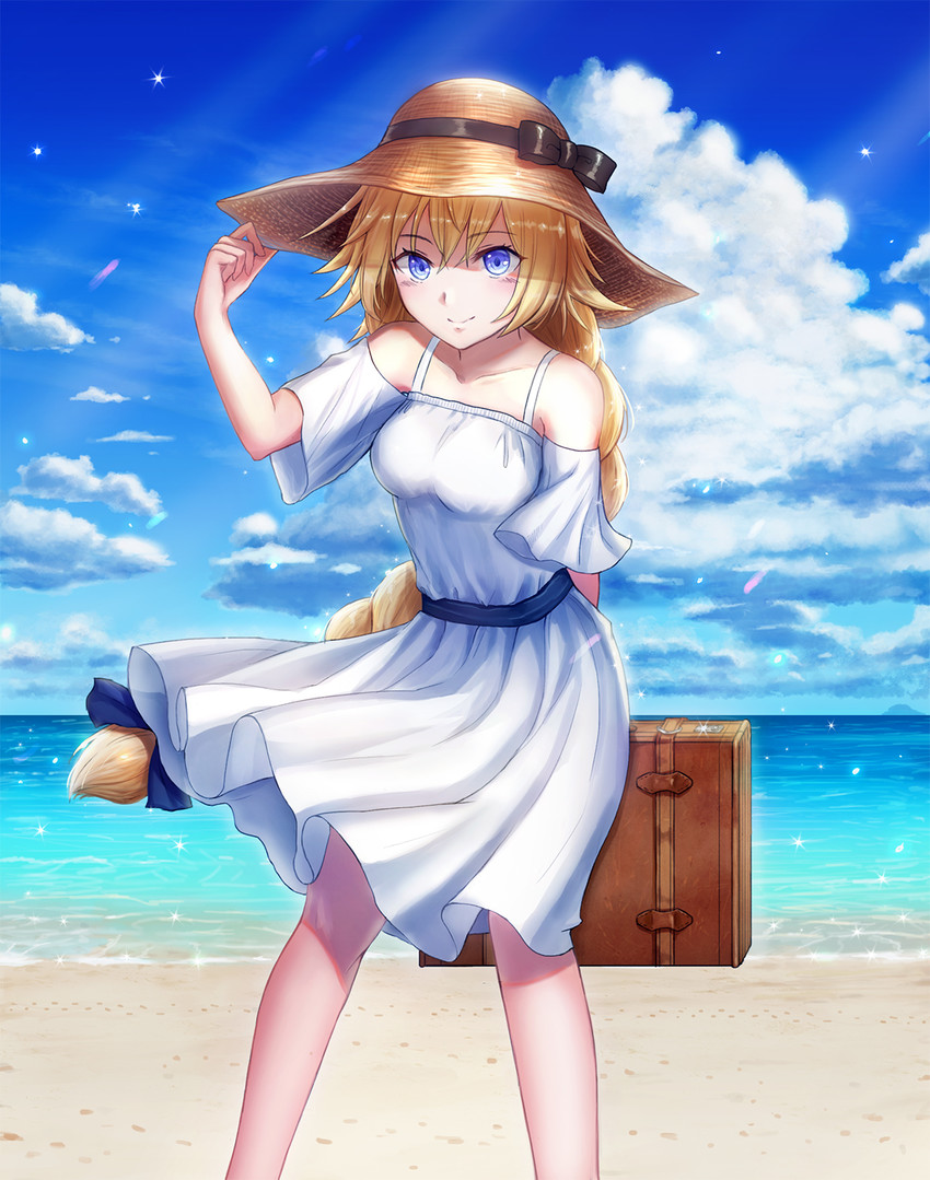 jeanne d'arc and laeticia (fate and 2 more) drawn by seungju_lee