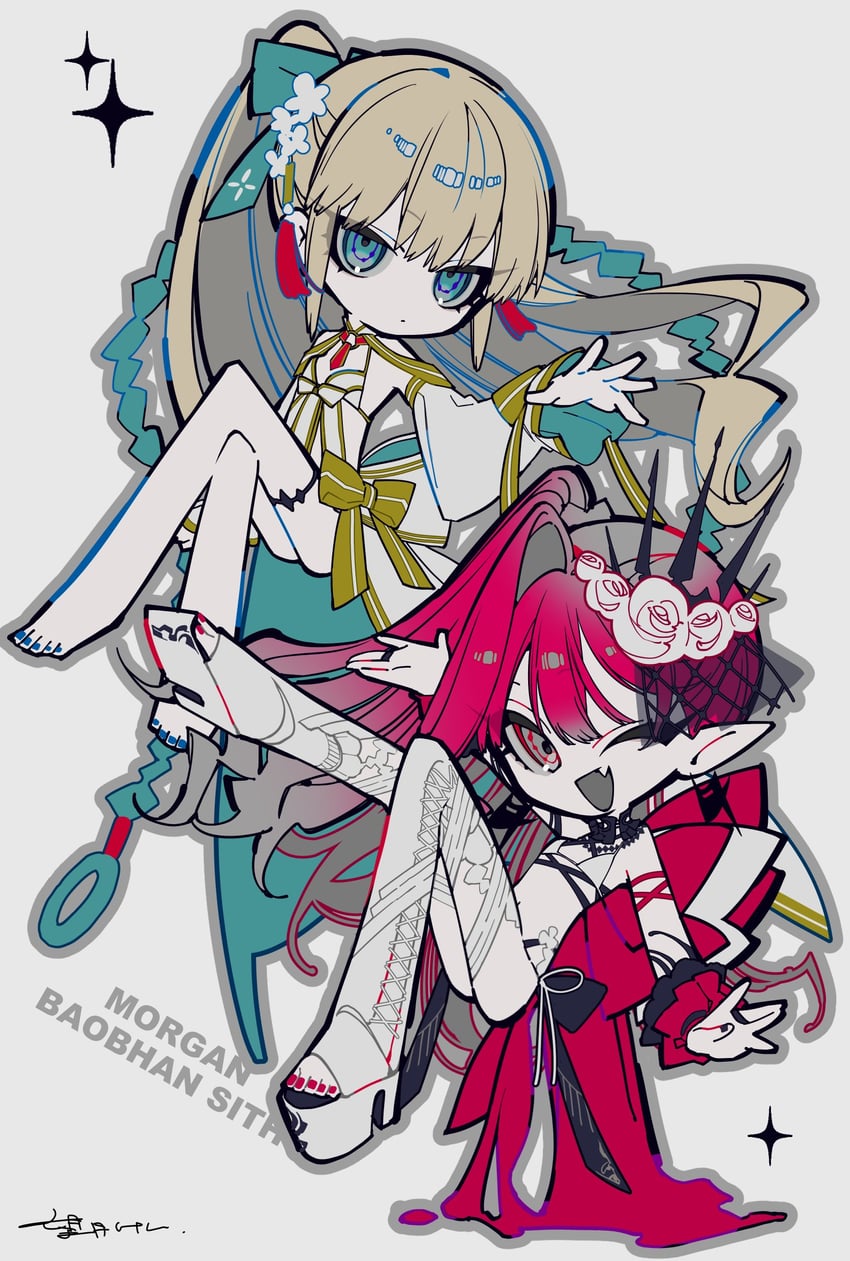 baobhan sith and morgan le fay (fate and 1 more) drawn by mochizuki_kei