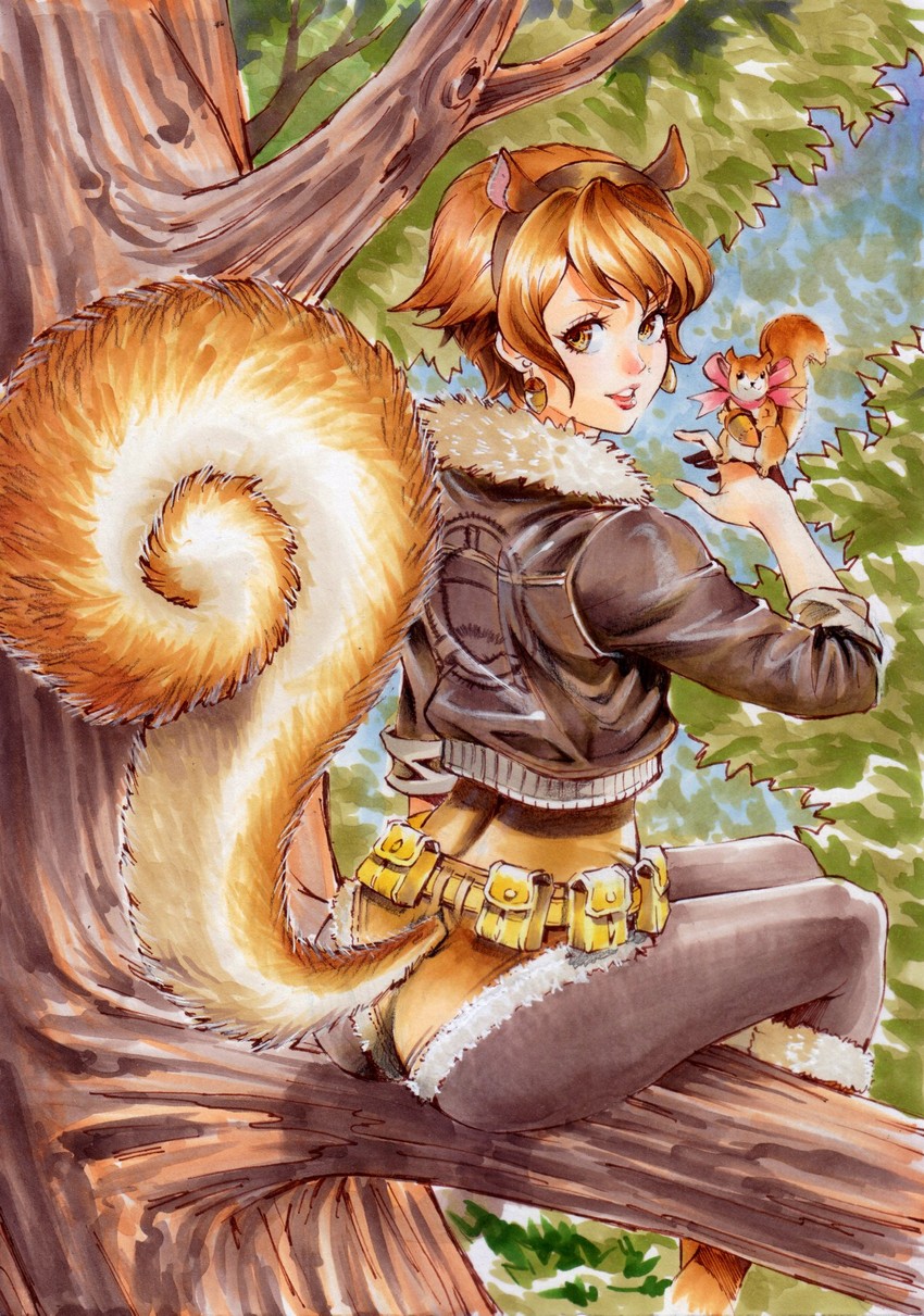 squirrel girl and tippy-toe (marvel) drawn by rodrigo_yoshimiya