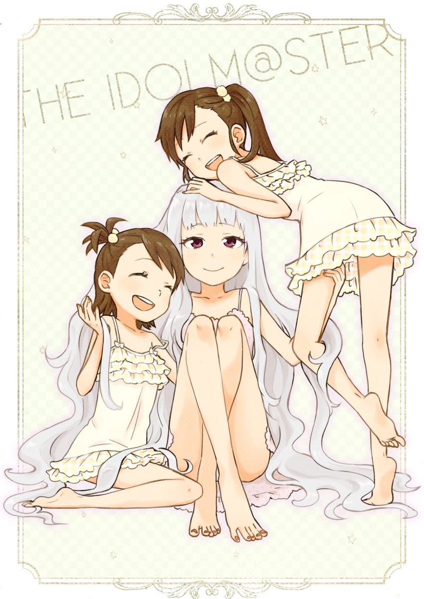 shijou takane, futami mami, and futami ami (idolmaster) drawn by hanatsuka