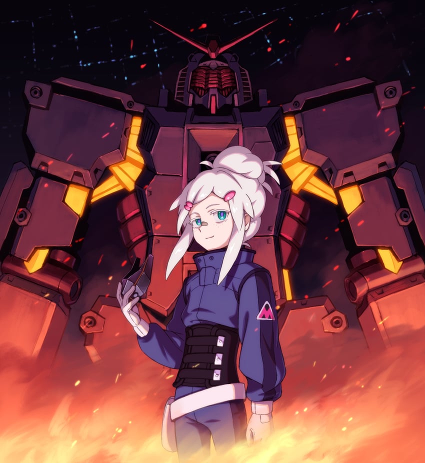 deux murasame and psycho gundam (gundam and 1 more) drawn by shigumo_(shigeru)