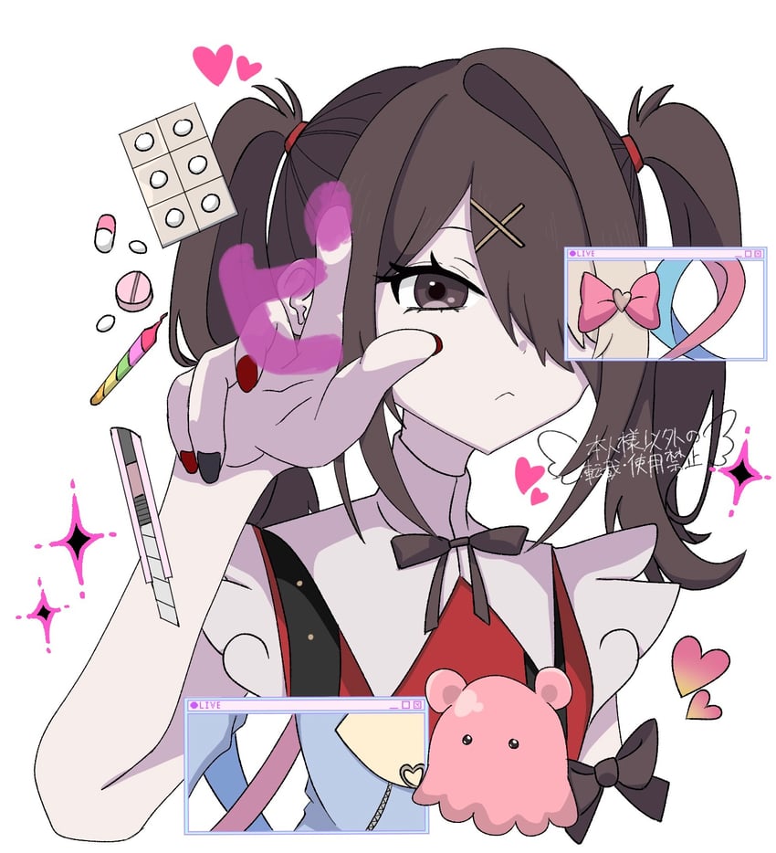 chouzetsusaikawa tenshi-chan and ame-chan (needy girl overdose) drawn by inami_(x_spidekawaii_x)