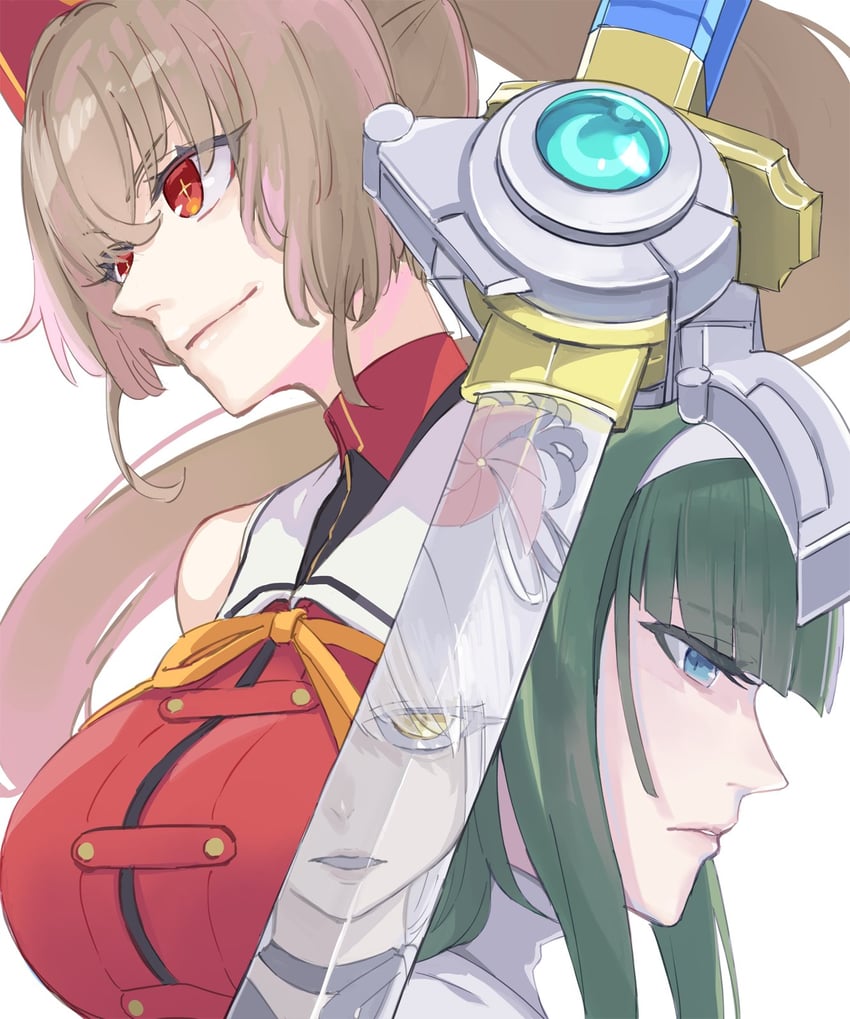 kondou misaka, yamaguchi chihiro, and hasebe touka (assault lily) drawn by mila_(yuta27315)