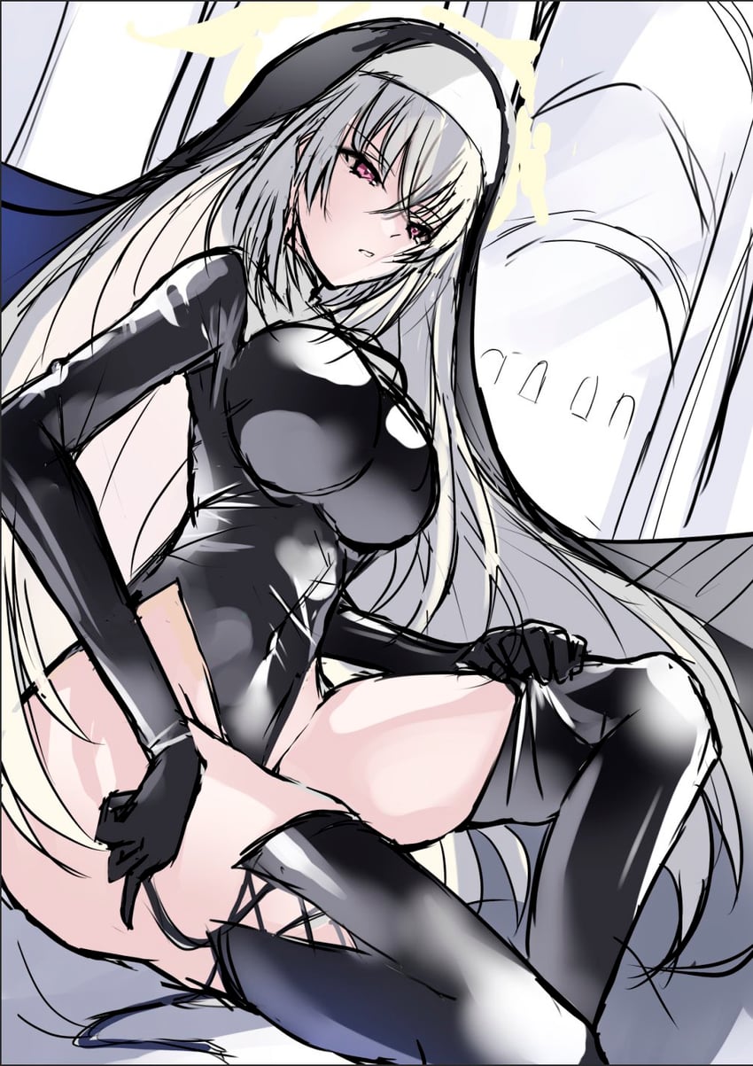 sakurako and justina follower (blue archive) drawn by inoue_takuya_(tactactak)