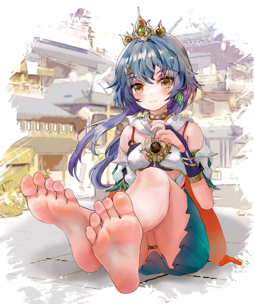 yunli (honkai and 1 more) drawn by buxue_luo_li_tang