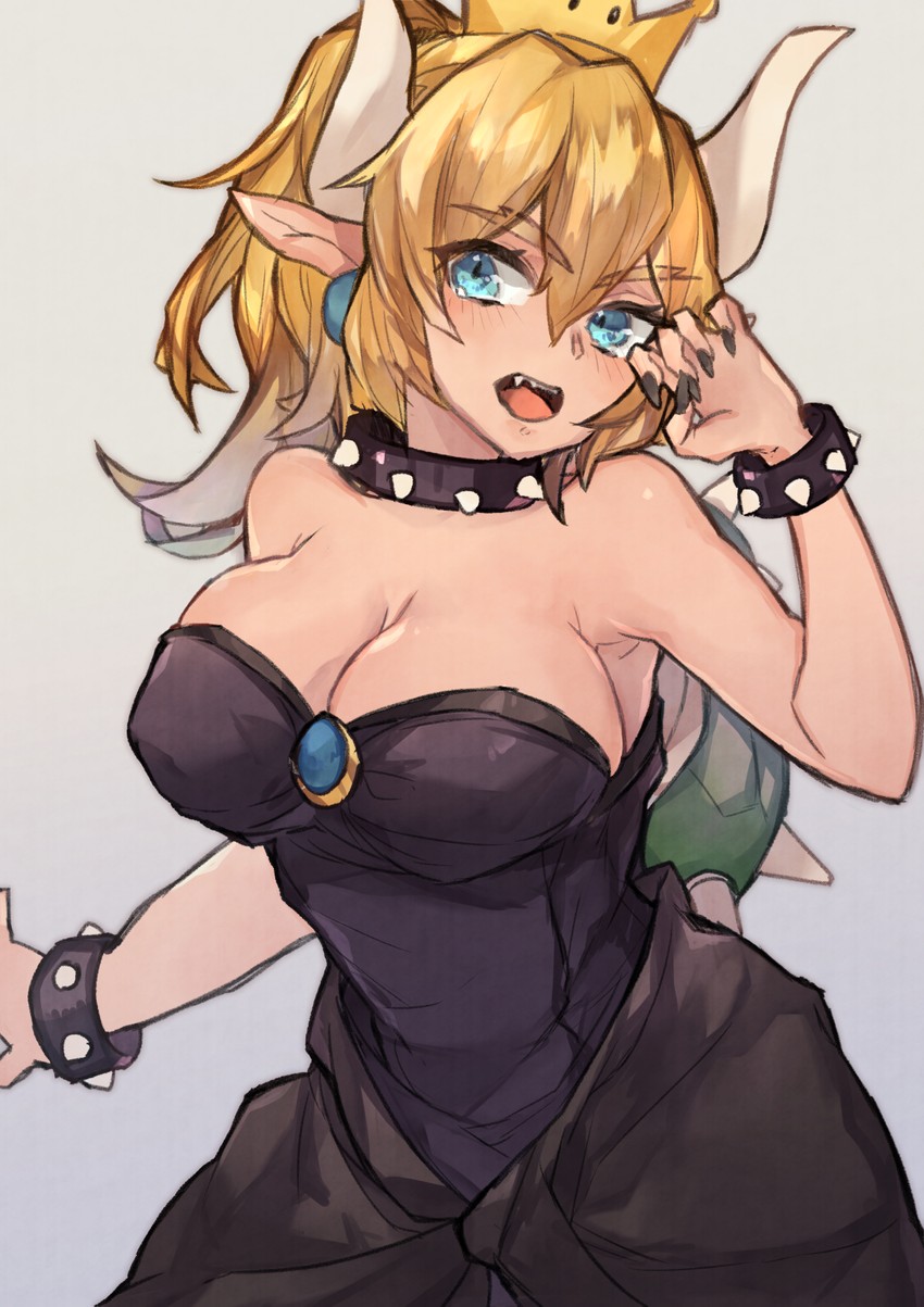 bowsette (mario and 1 more) drawn by purin_uni