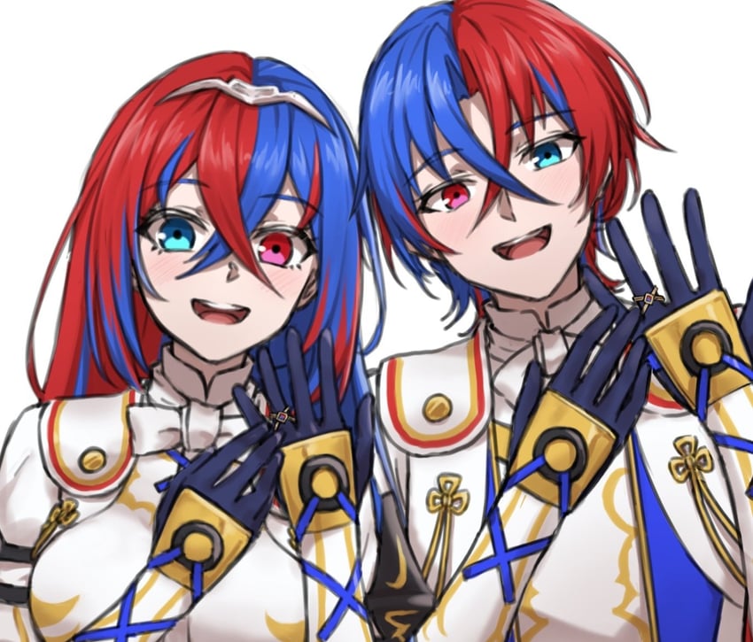 female alear and male alear (fire emblem and 1 more) drawn by zuzu_(ywpd8853)
