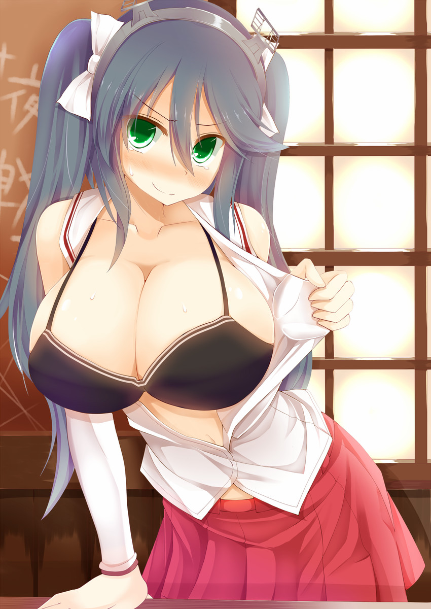 isuzu and isuzu kai ni (kantai collection) drawn by facominn