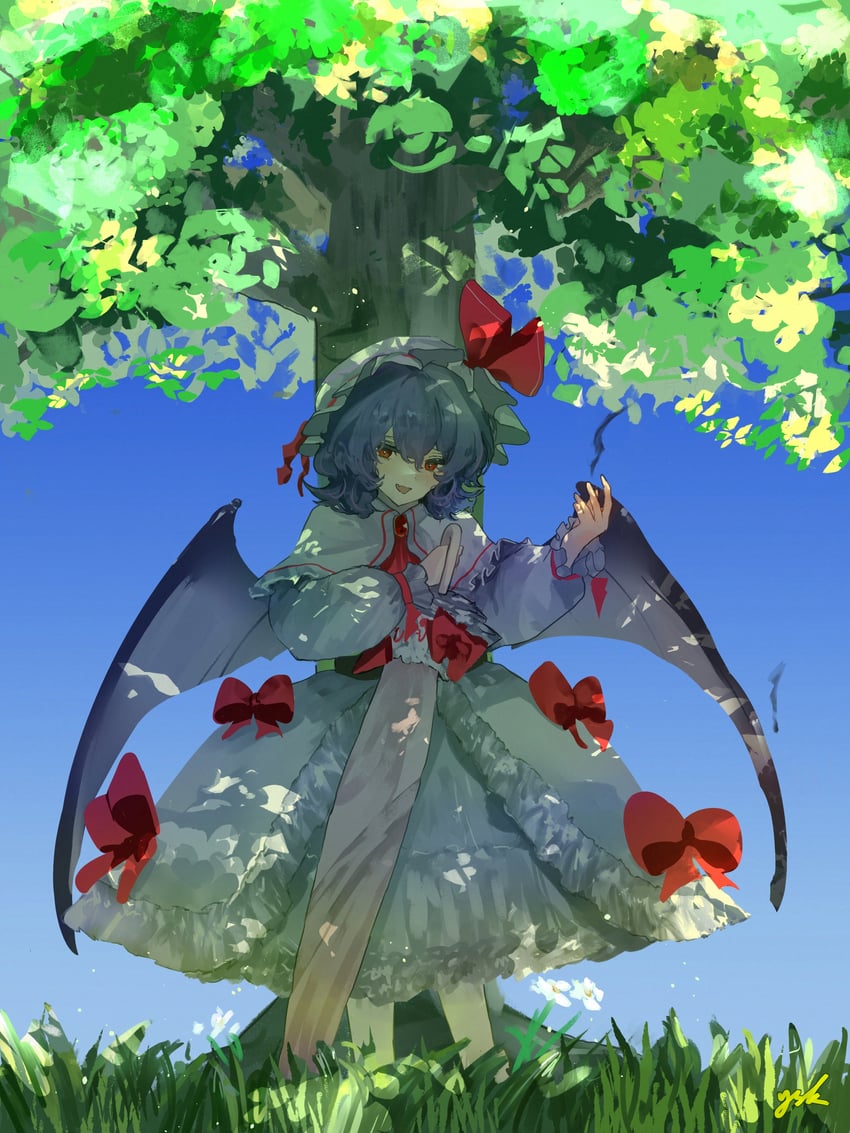 remilia scarlet (touhou) drawn by eneshi